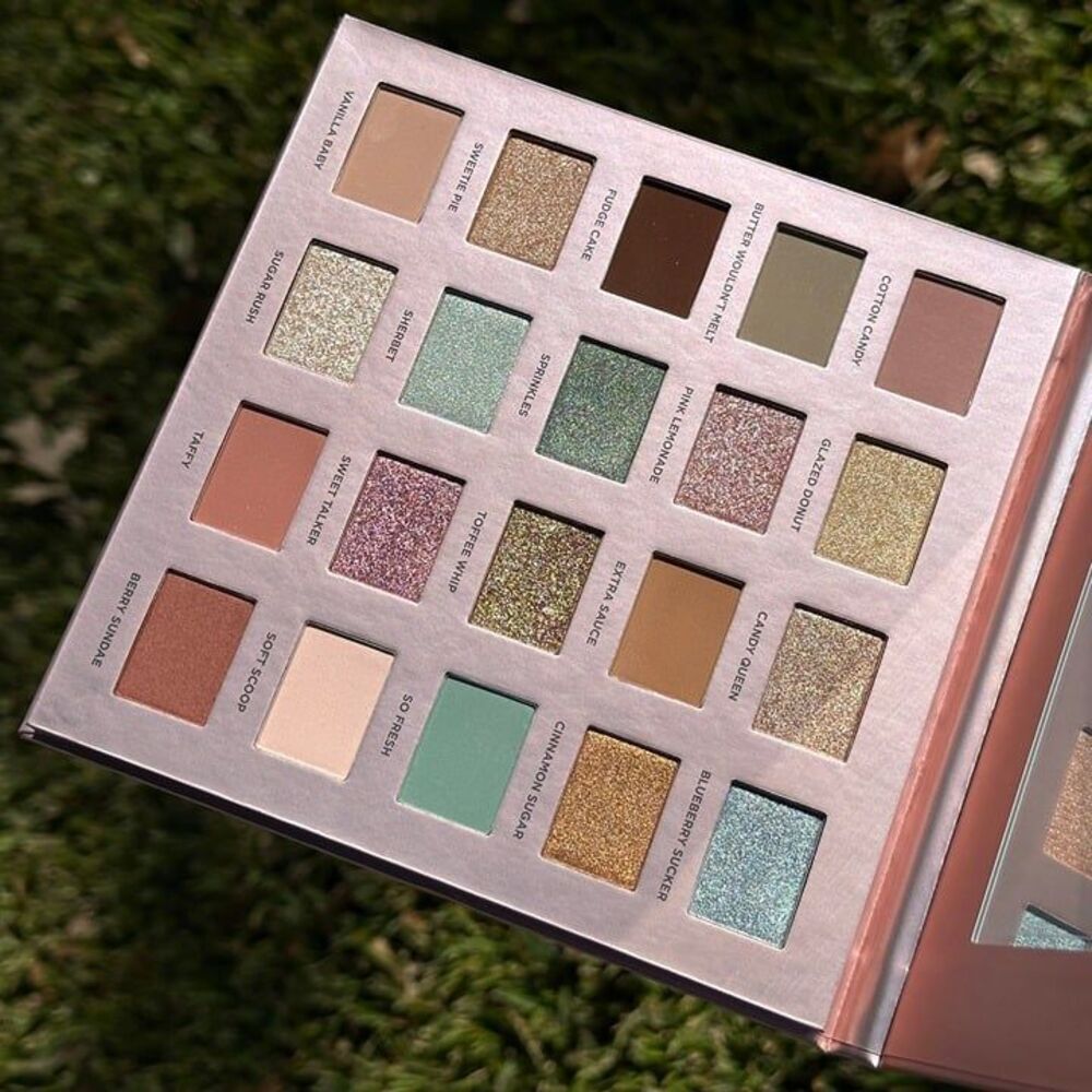 NIB ICONIC LONDON Treat Yourself Eyeshadow Palette Colorful Neutrals Pastels - Picture 7 of 12